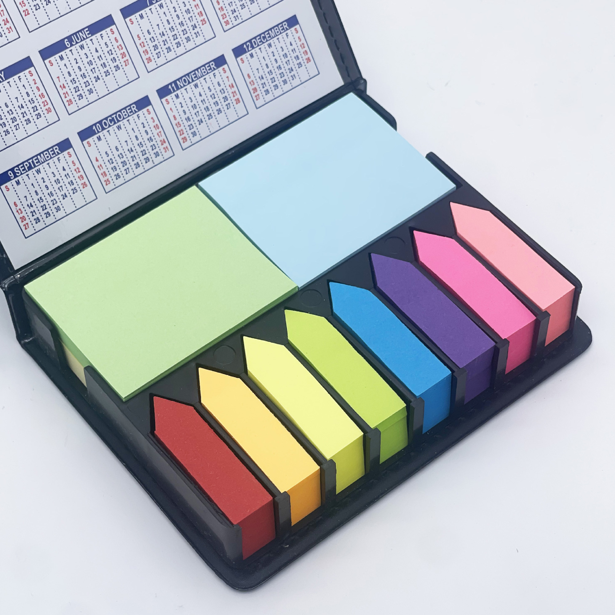 Office Essential Multifunctional Sticky Note Organizer With Customizable Logo And 2026 Calendar 2