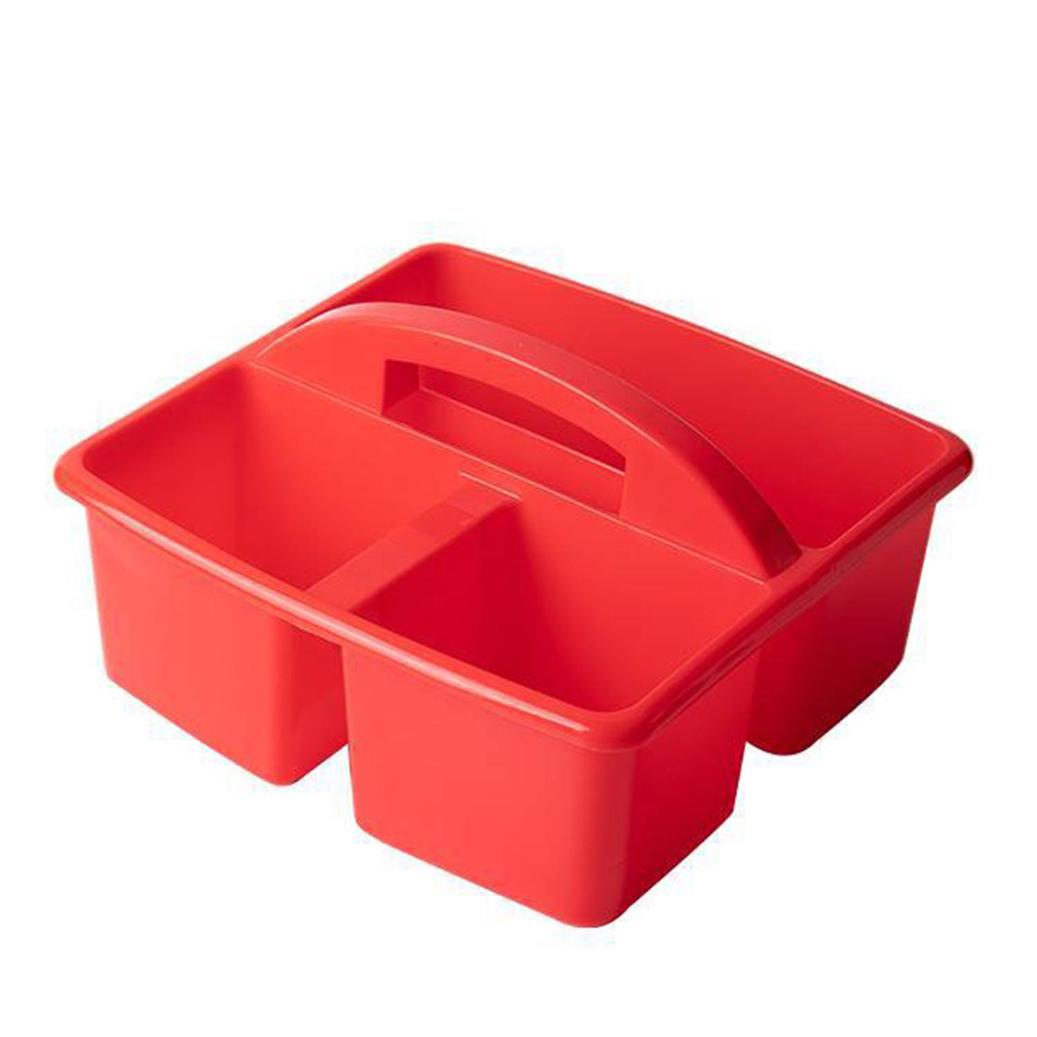 3 Compartment Plastic Storage Caddy with Handle 4