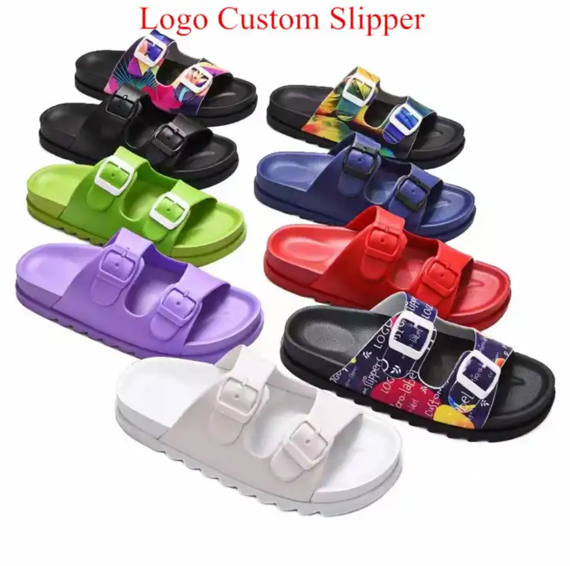Unisex Summer PVC Non-slip Travel Slipper Sandals 2