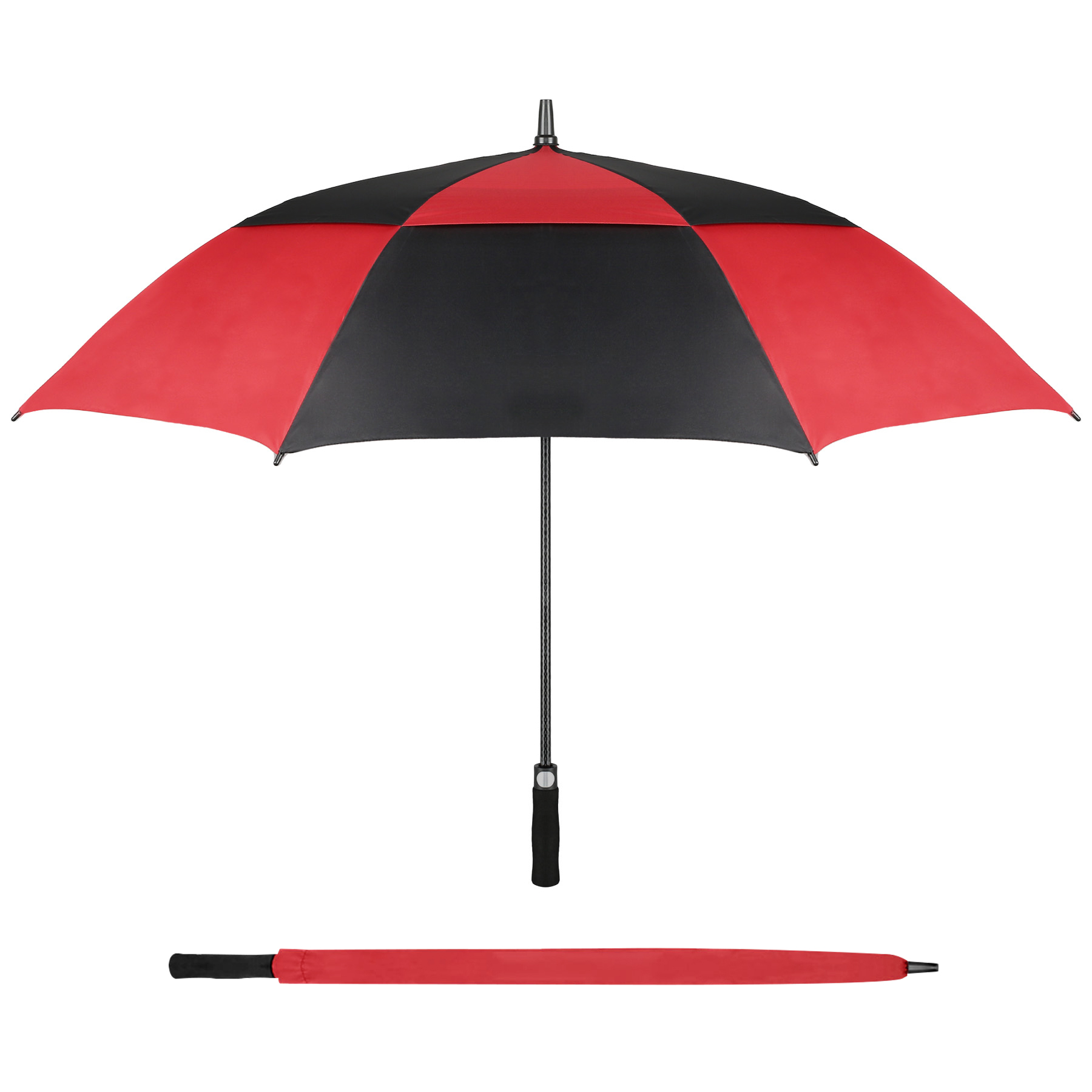 60'' Vented Auto-Open Golf Umbrella (Full Color) 1