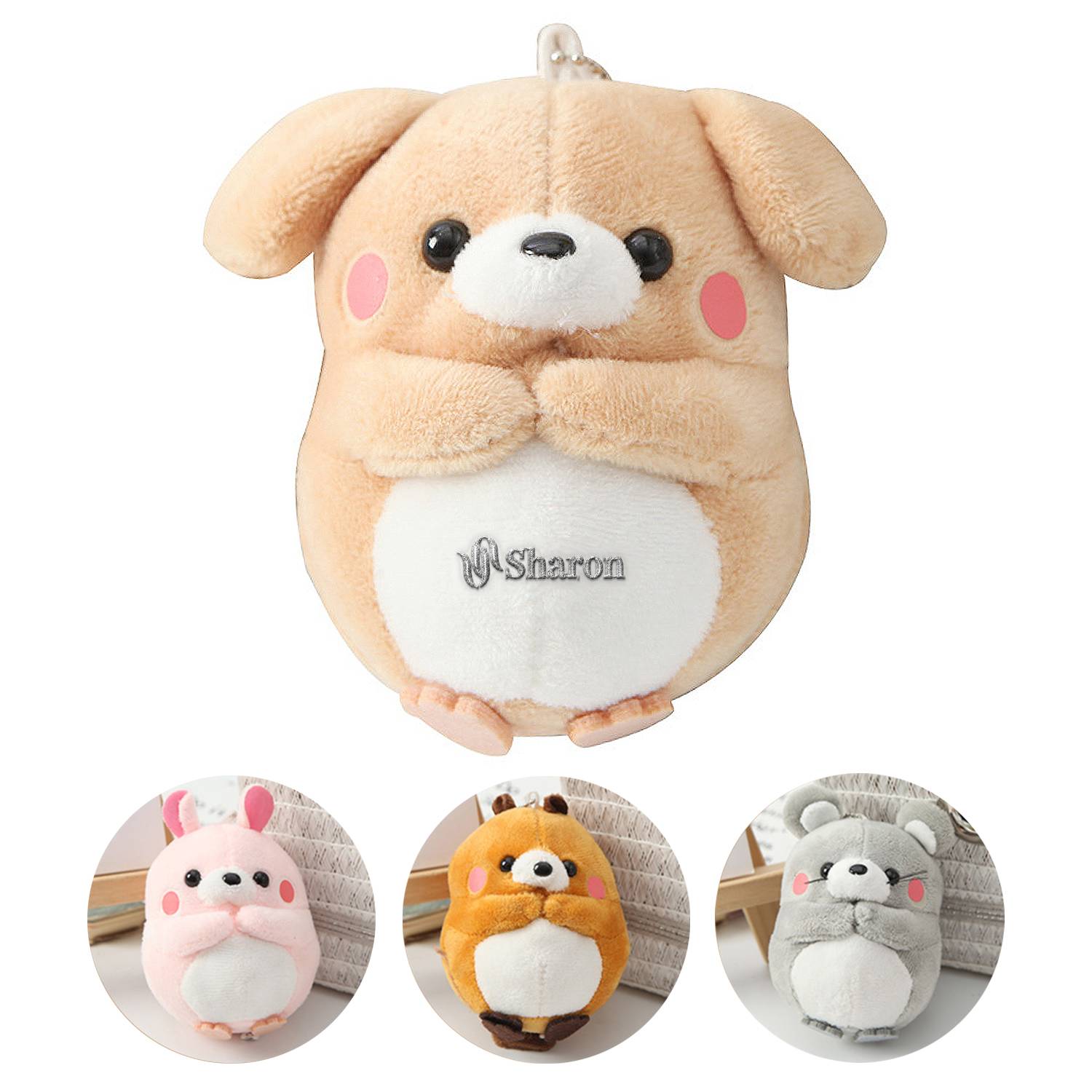 Plush Keychain Stuffed Animal Keyring Handbag Pendant
