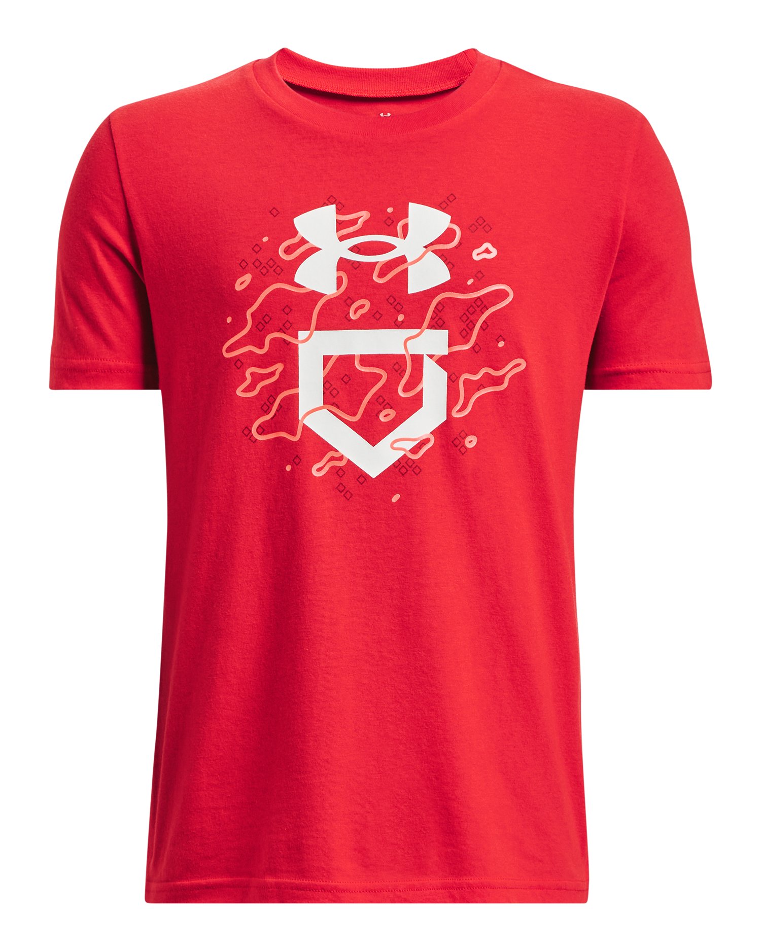 UA Baseball Camo Logo Boys' Short Sleeve 3