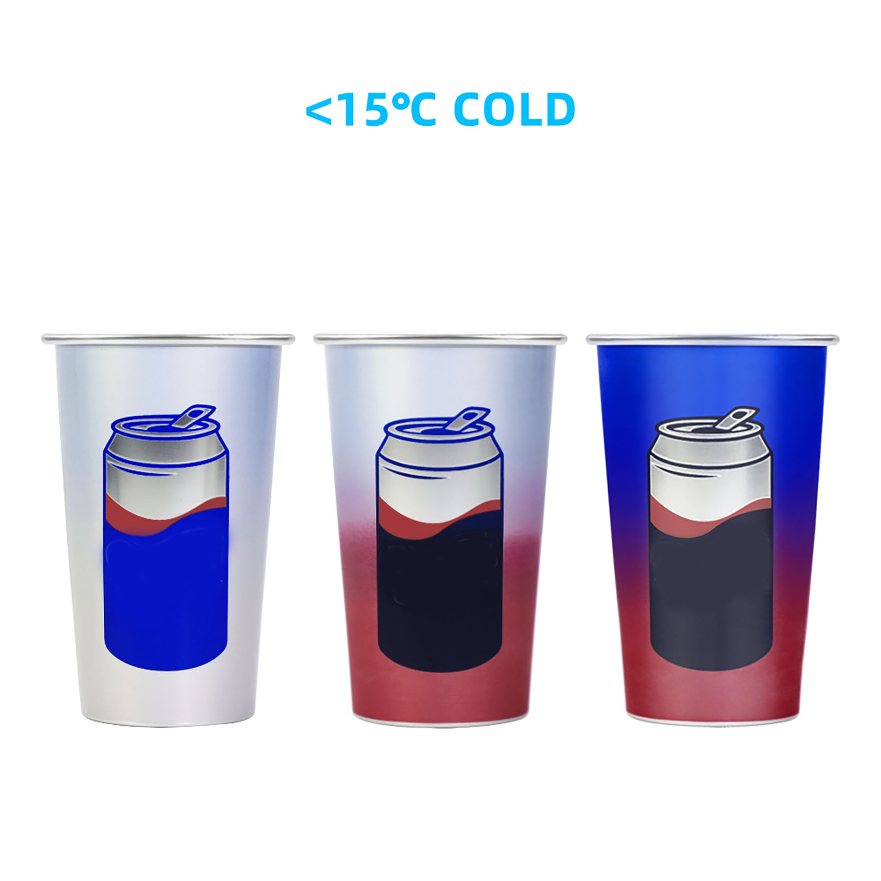 Color-changing Aluminum cup 4