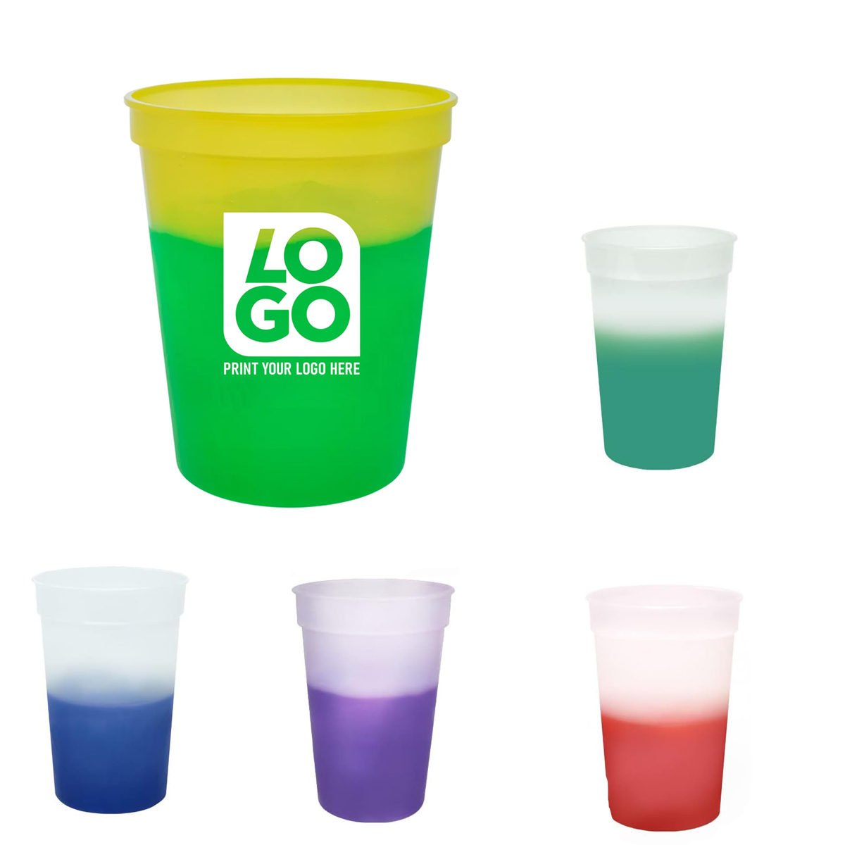16oz Color Changing Stadium Cup 1