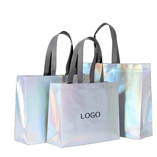 Iridescent Party Gift Bags with Non-Woven Material 6