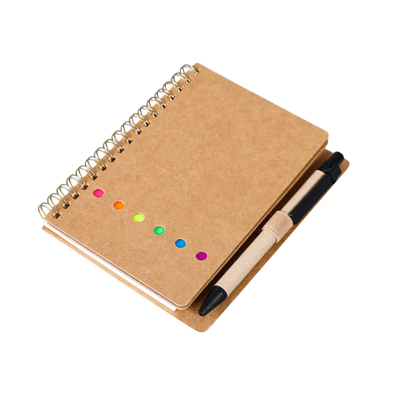 Notebook with Pen and Sticky Notes 4