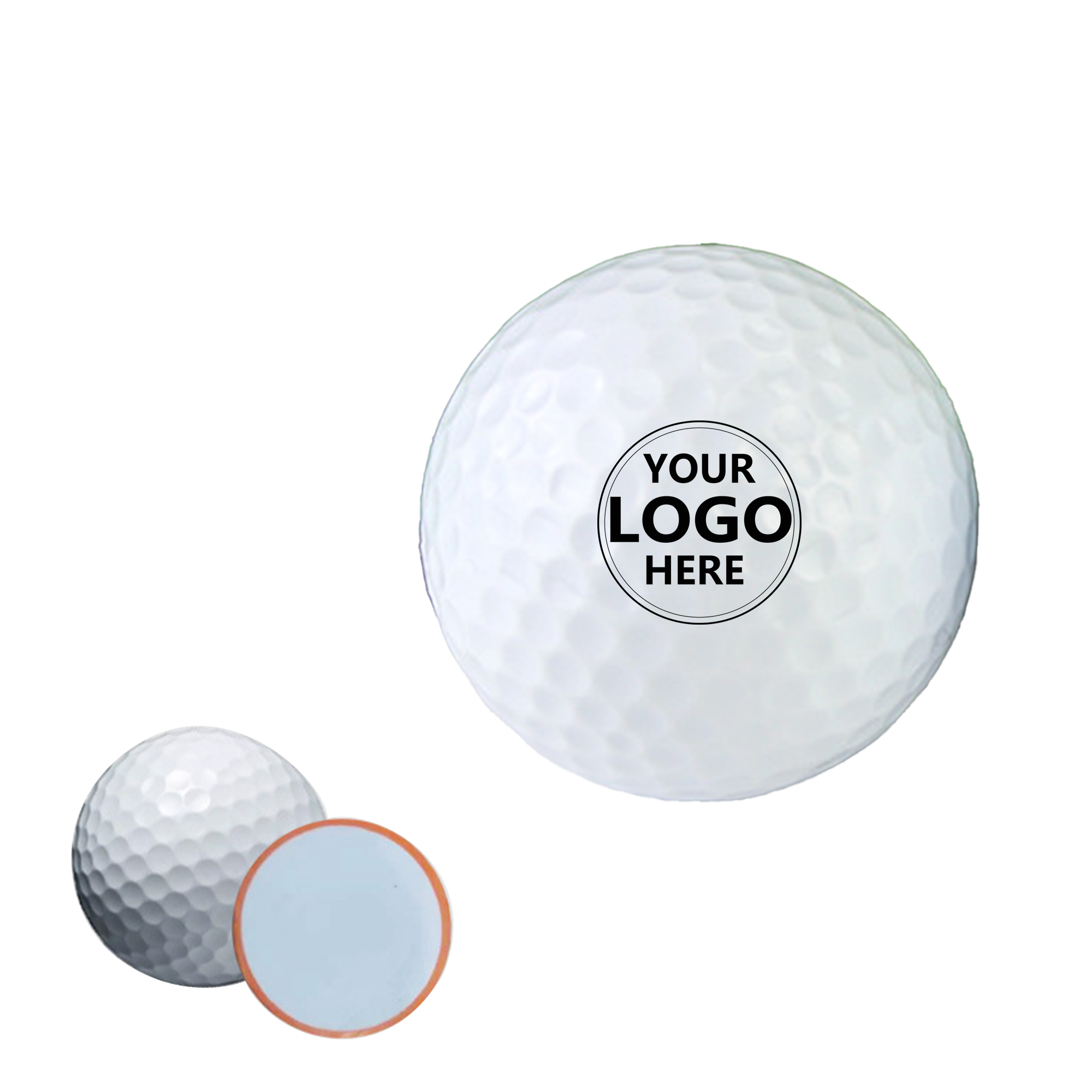 Saran Rubber Golf Balls 3