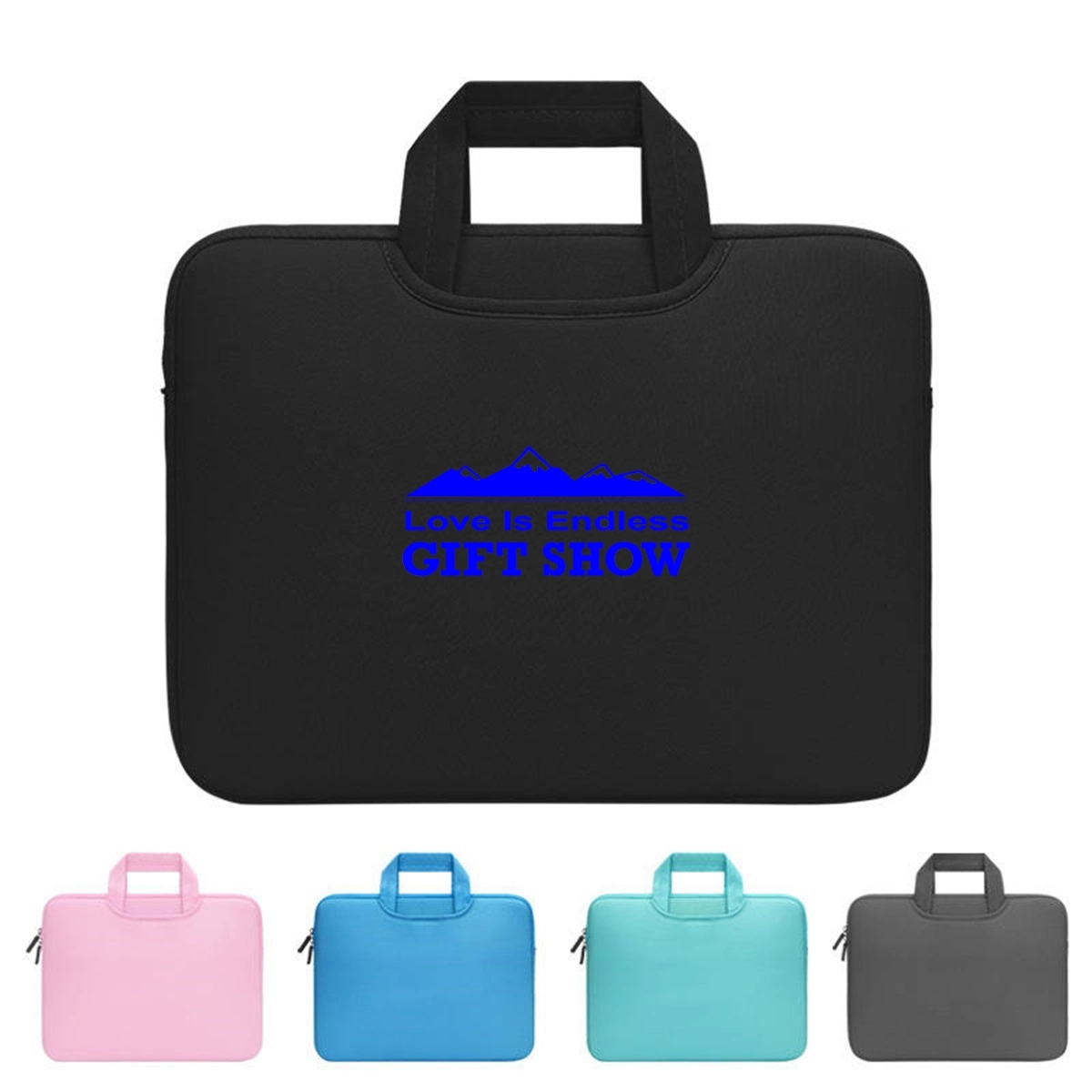 Personalized Laptop Neoprene Sleeve Reversible 15" 3