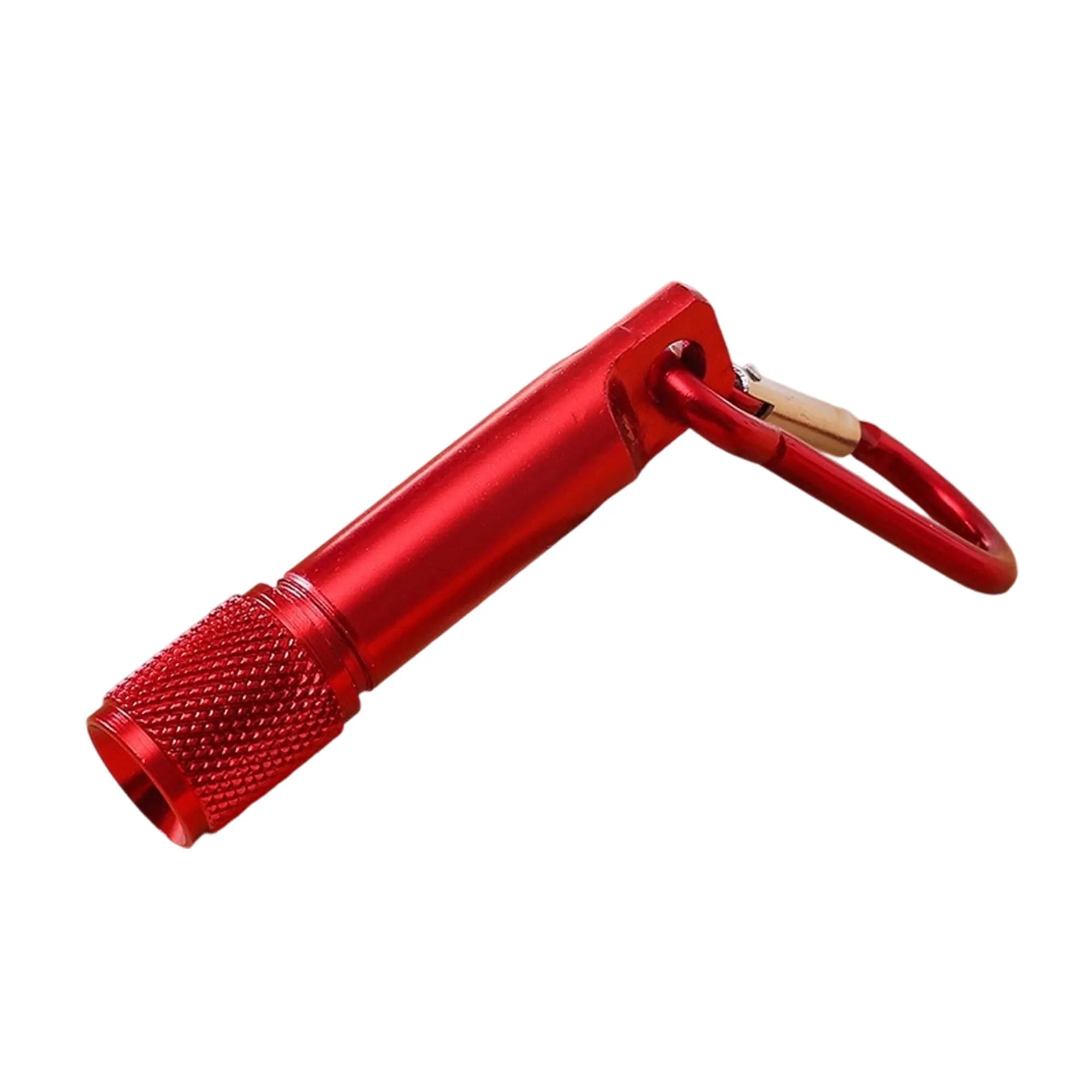 Aluminum Alloy Mini Flashlight with Carabiner Hook 7