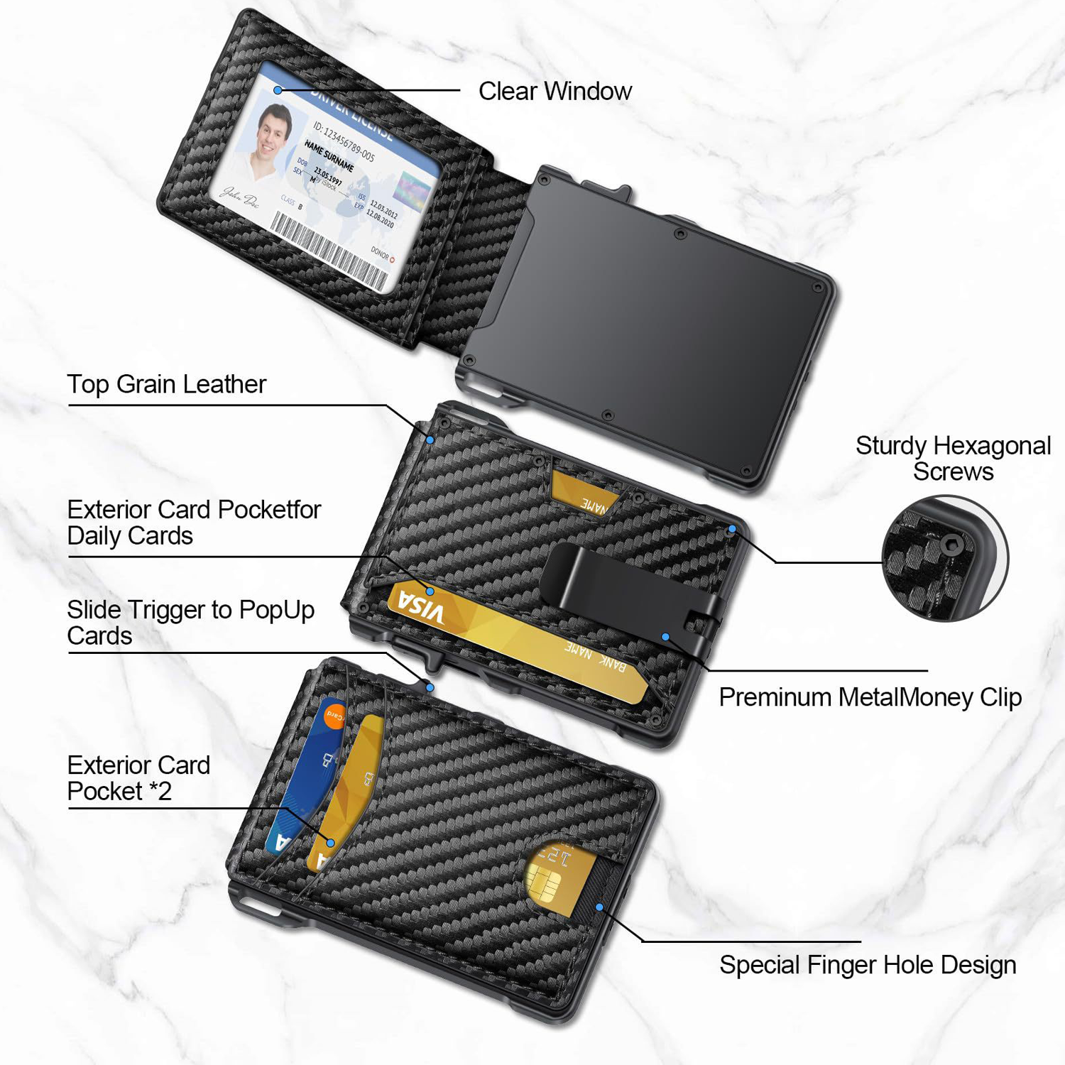 Multifunctional Men's Card Holder 3