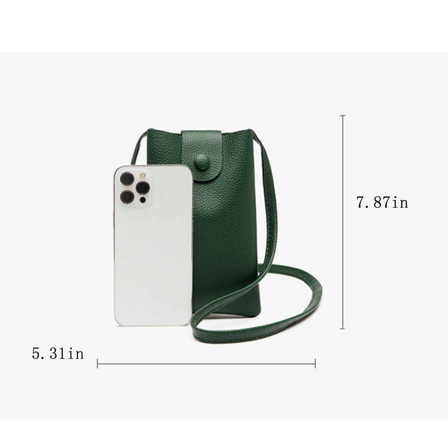 Soft Leather Phone Holder Wallet Bag PouchPurse Fanny Packs 5