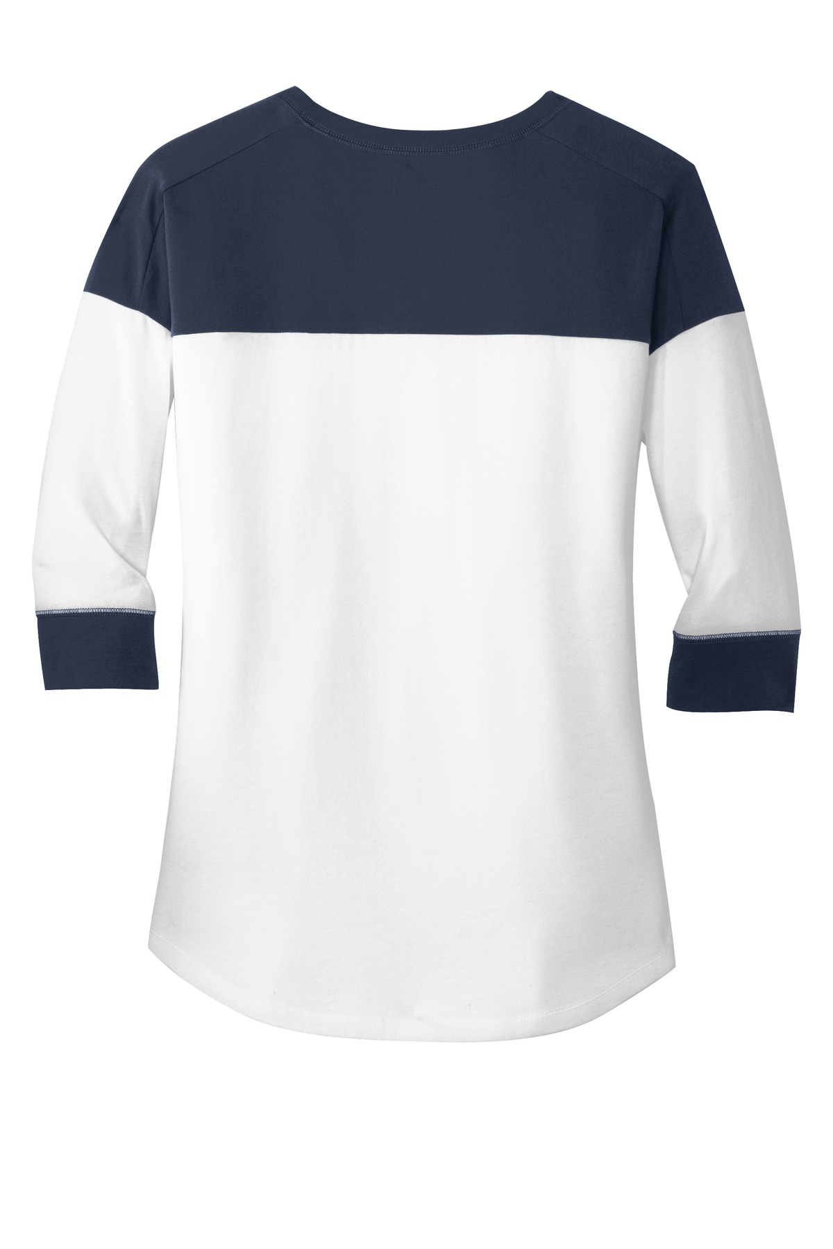 New Era Women's Heritage Blend 3/4-Sleeve Baseball Raglan Tee. LNEA104 33