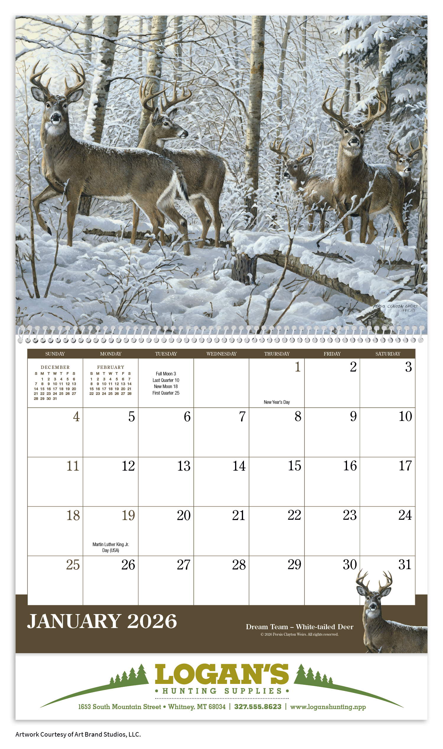 Triumph® Calendars Wildlife Art Calendar 46