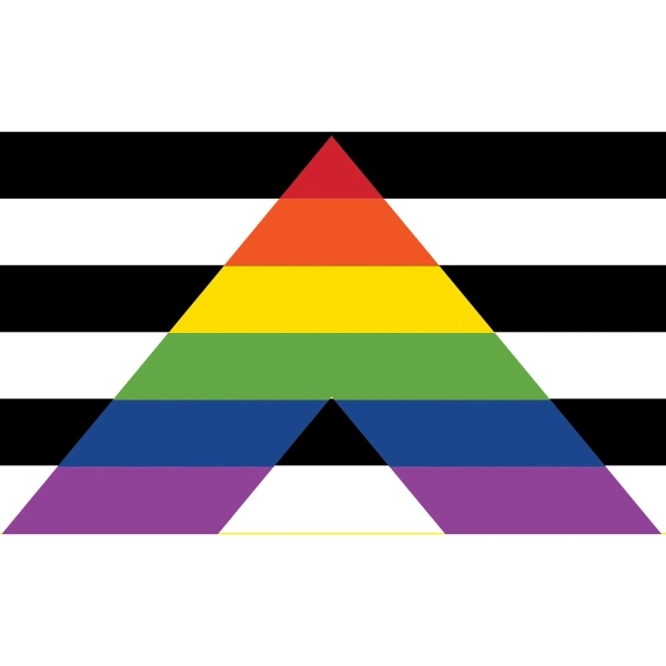 Straight Ally Antenna Flag 2