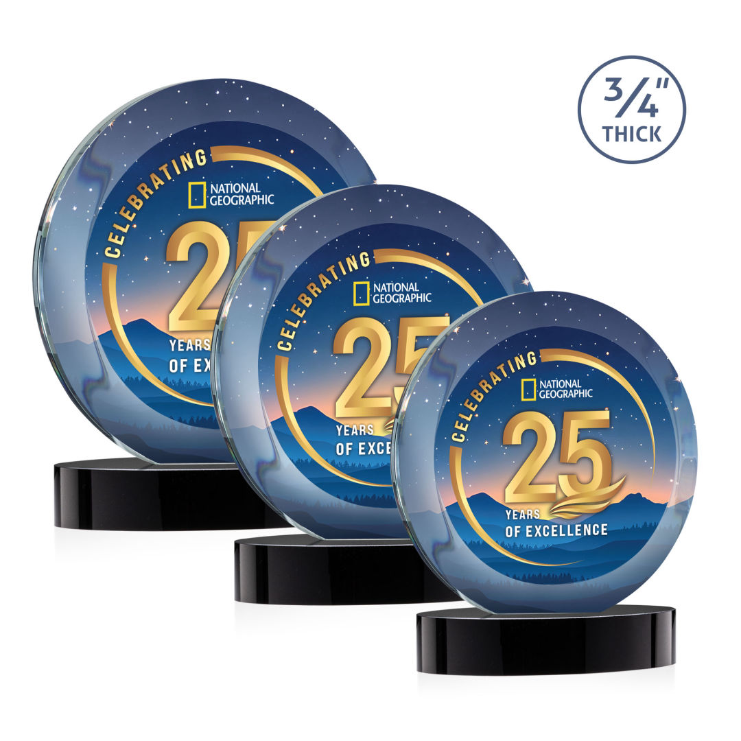 Gibralter Vividprint™ Award on Alberton Base - Black 7