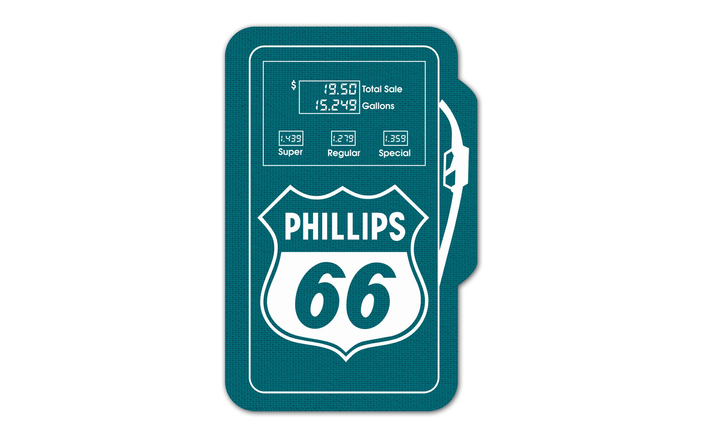 Gas Pump Vinyl Jar Opener 72
