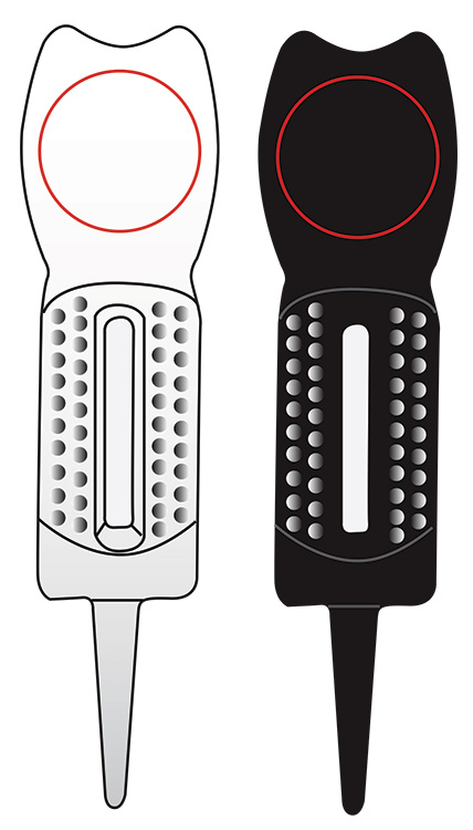 Crosshairs Ergo Green Divot Tool 4