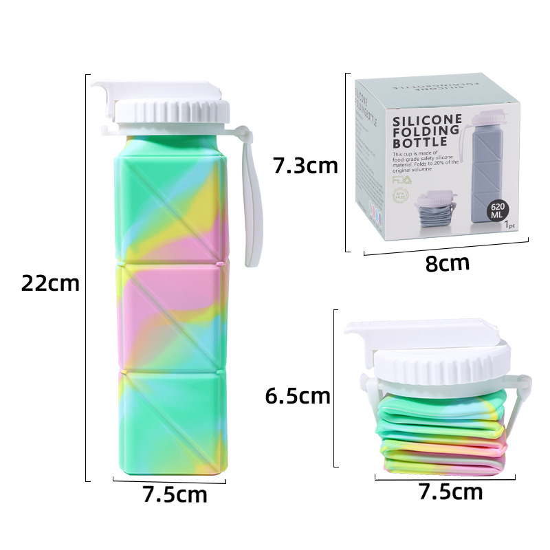 Outdoor Silicone Foldable Bottle 3