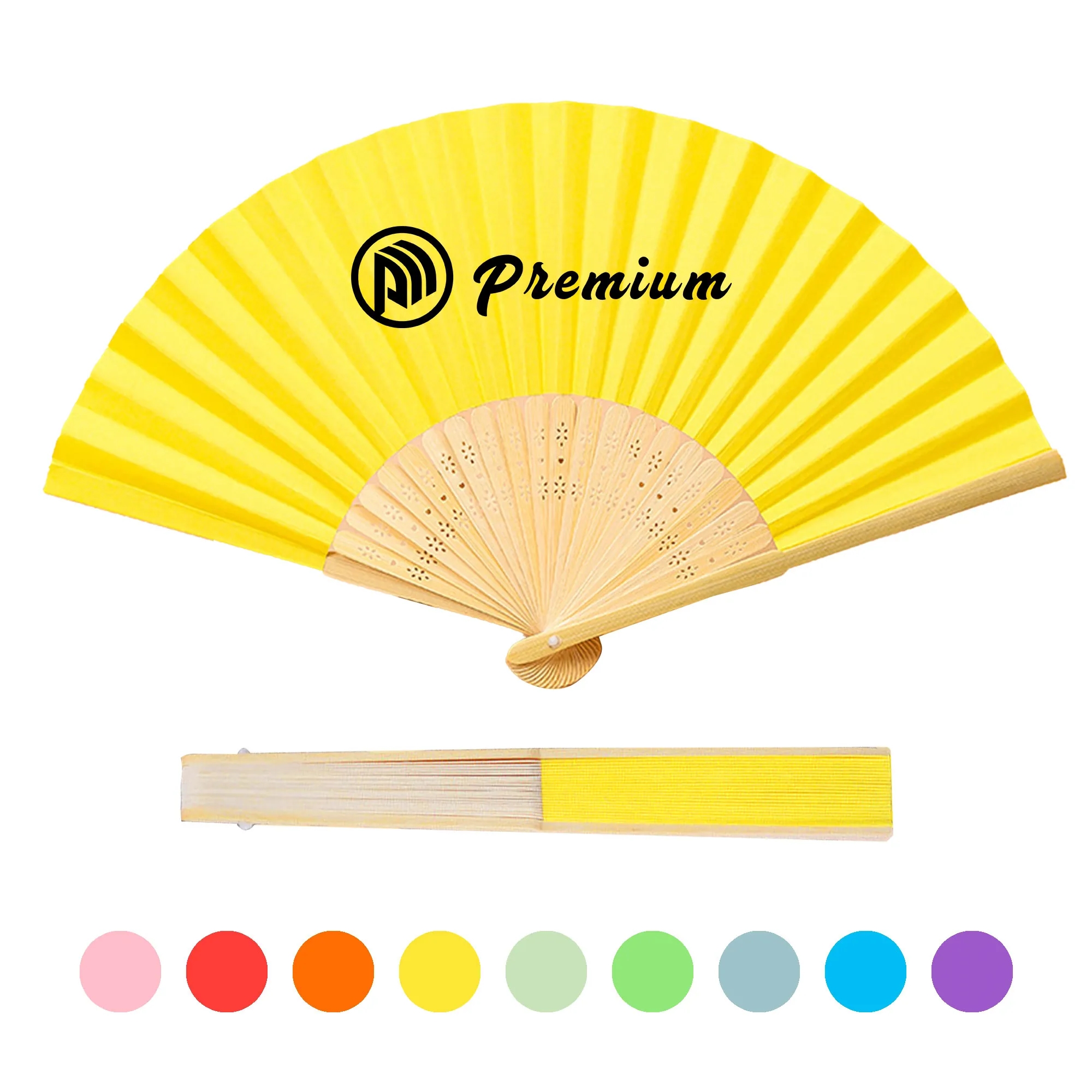 Elegant Vintage Retro Style Bamboo Fan 3