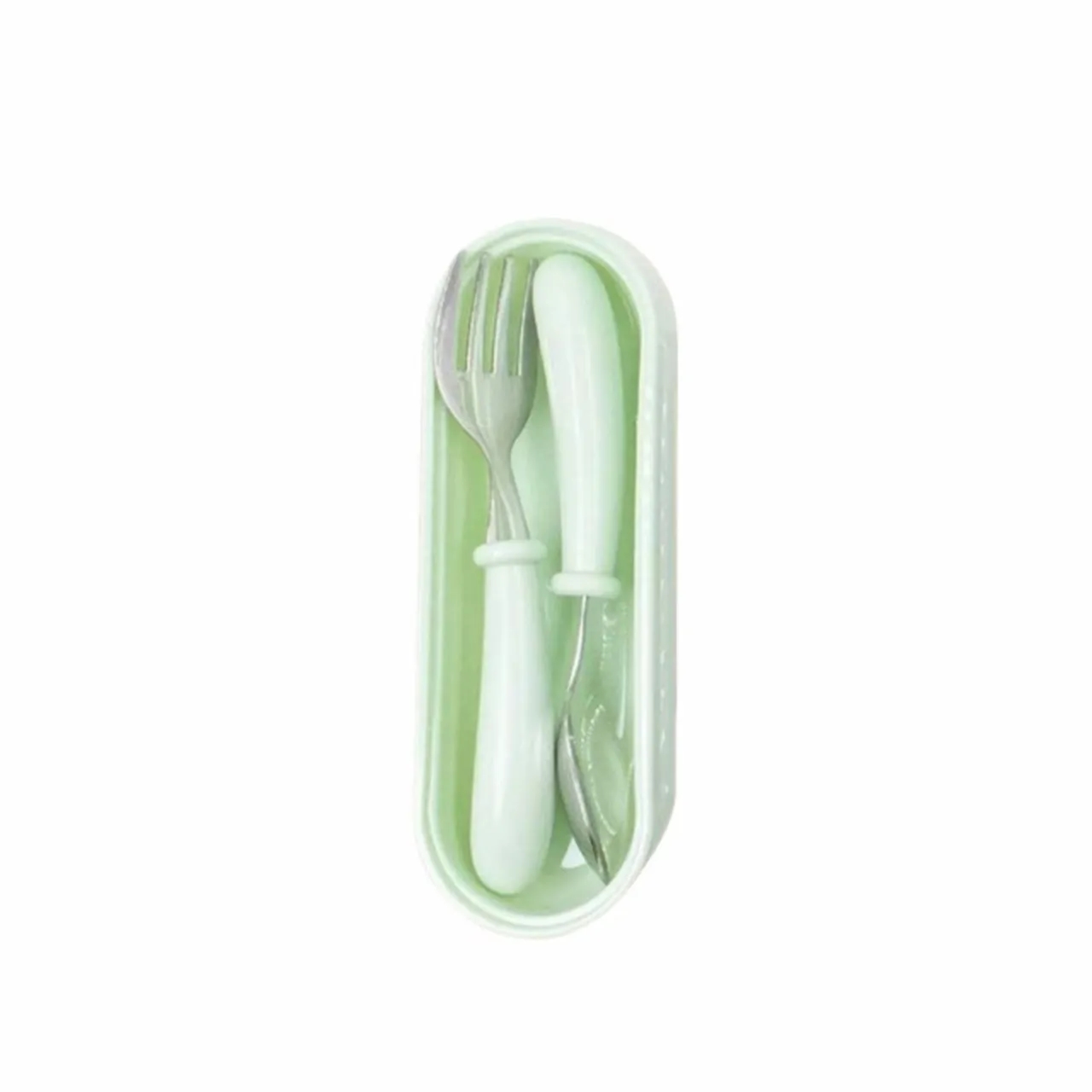 304 Stainless Steel Kids Portable Utensil Set With Case 5