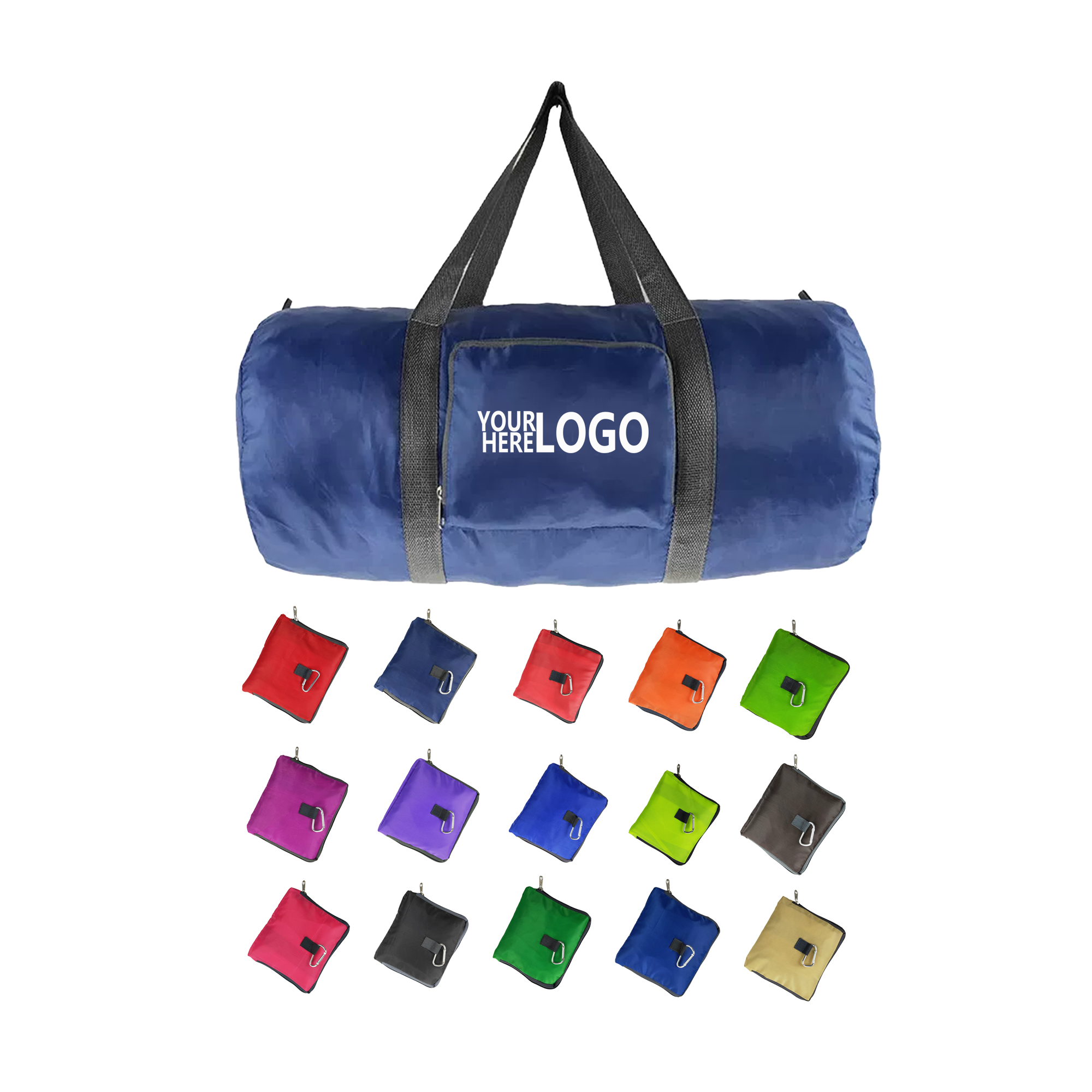 Versatile Polyester Cylinder Fitness Bag for Easy Carrying 2