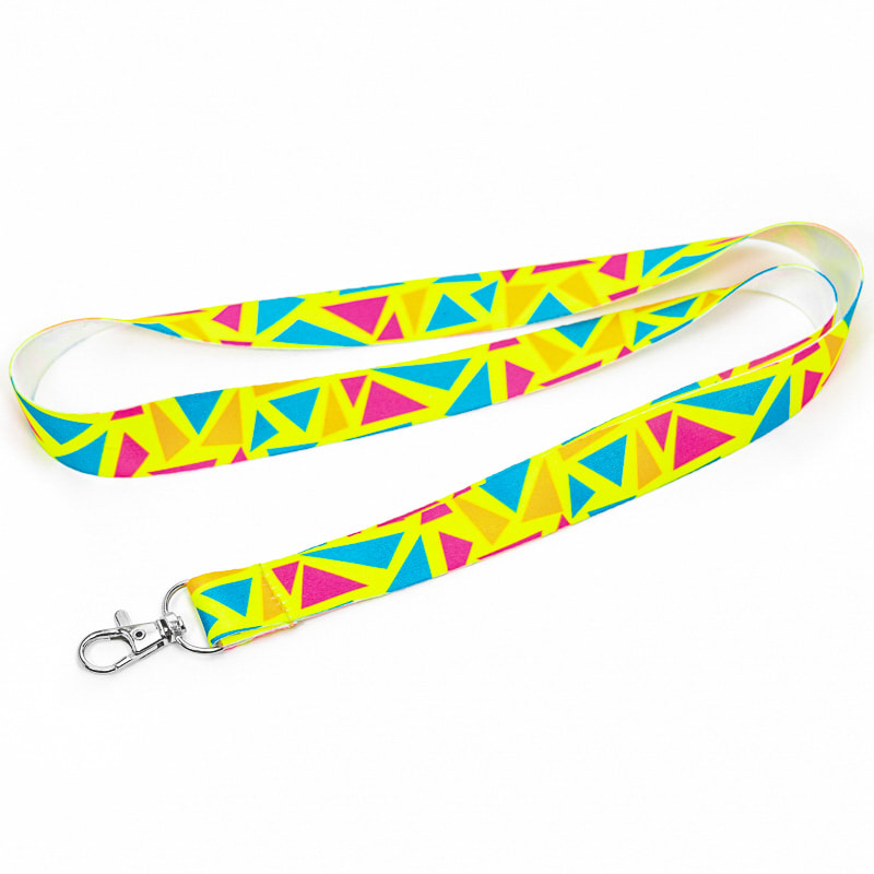 Fluorescent Neon Full Color Lanyards 23