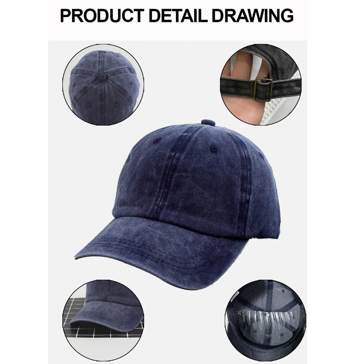 Baseball Cap Golf Original Classic Cotton Dad Hat 2
