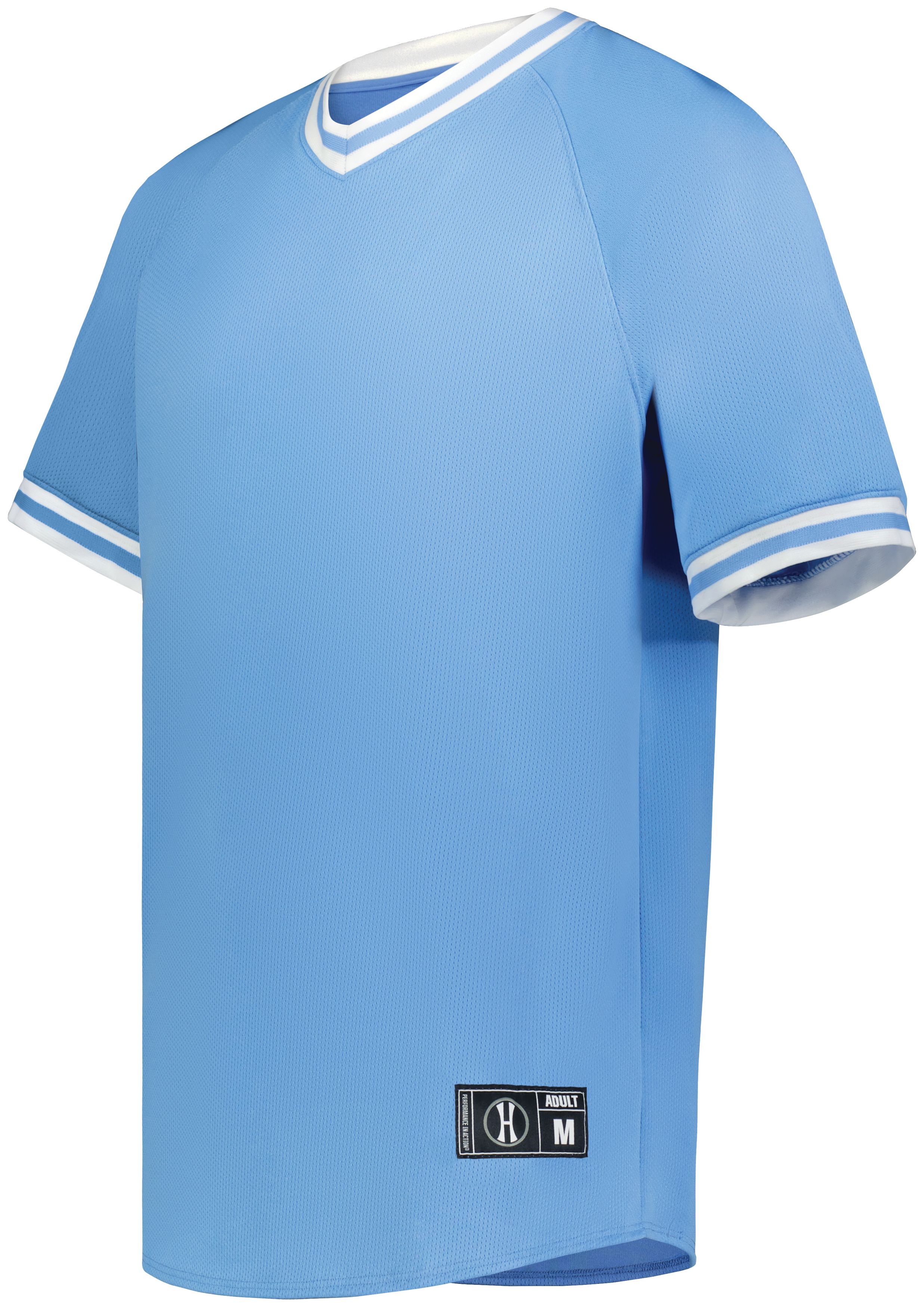 Youth Retro V-Neck Baseball Jersey 5