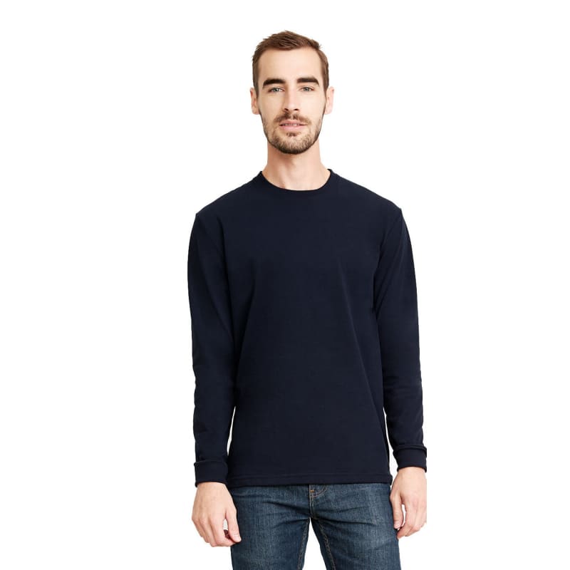 Next Level Unisex Sueded Long-Sleeve Crew 18