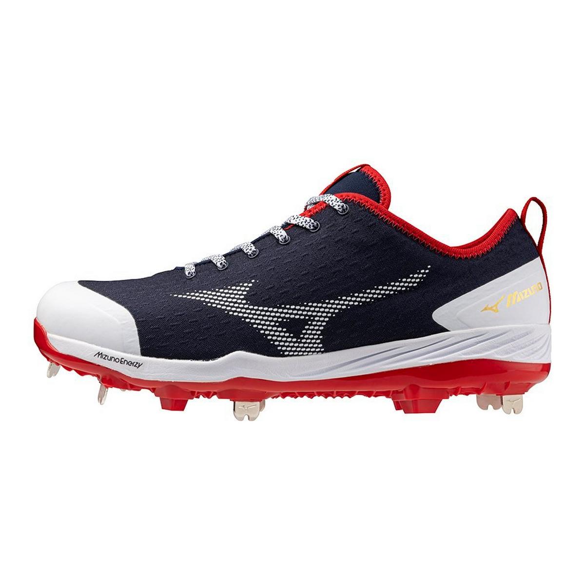 Mizuno Dominant 4 Low Men's Metal Baseball Cleat, Spike 2
