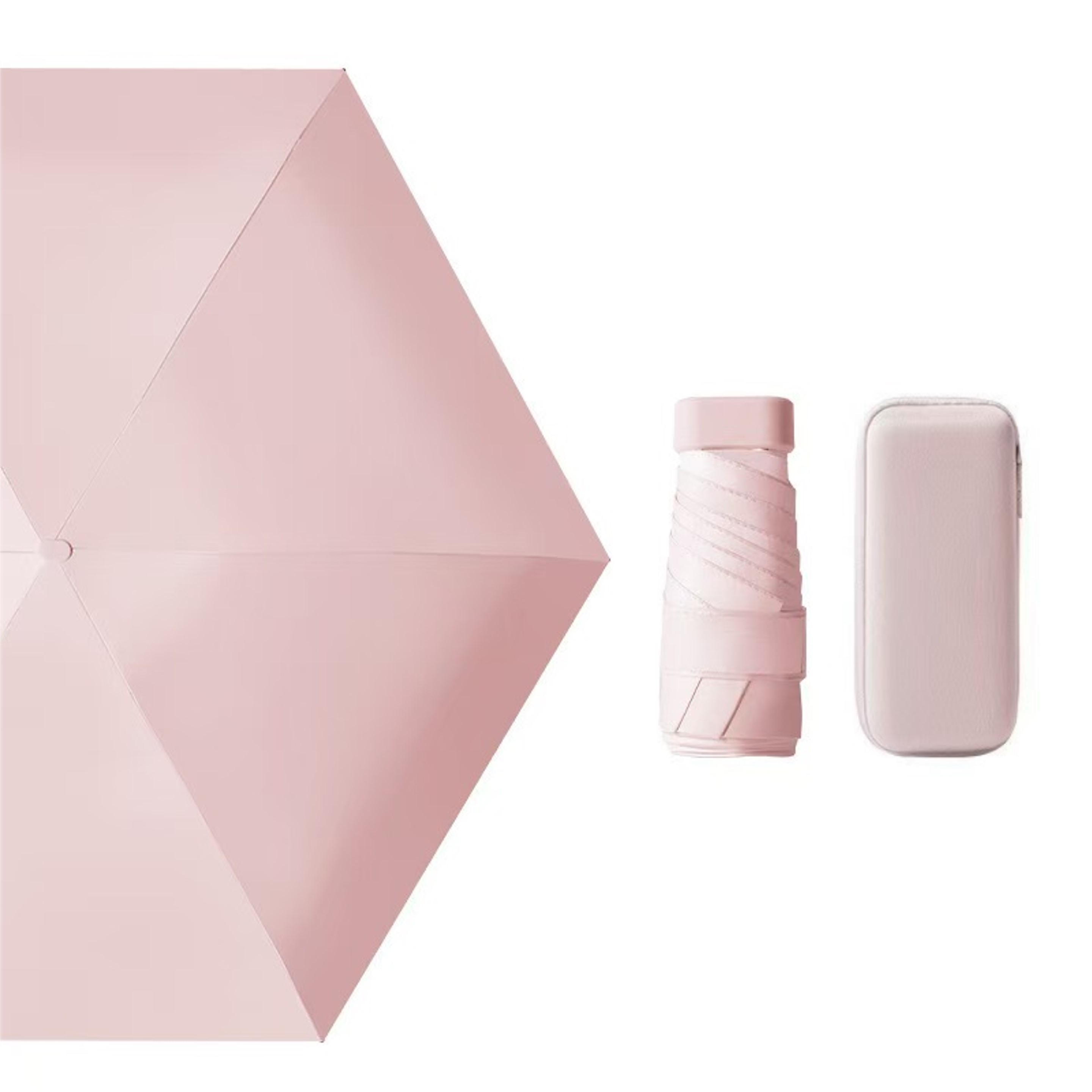 Mini Folding Travel Umbrella with Case - Ocean 5