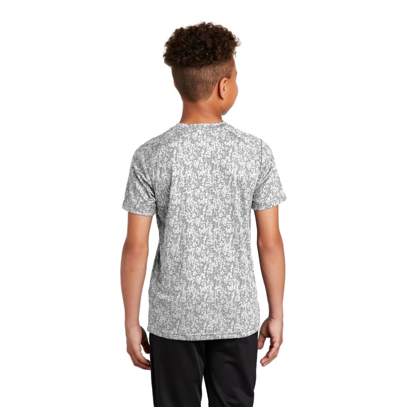 Sport-Tek Youth Digi Camo Tee. 7