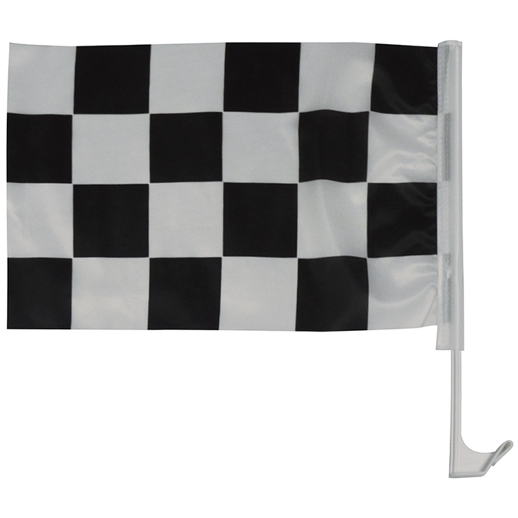 11" x 17" Checkered Auto Window Flag 3