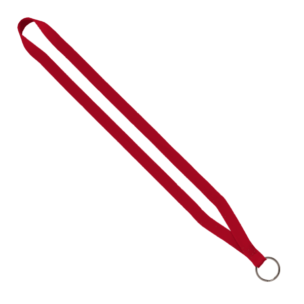 1/2" Polyester Lanyard with Sewn Metal Split-Ring 9