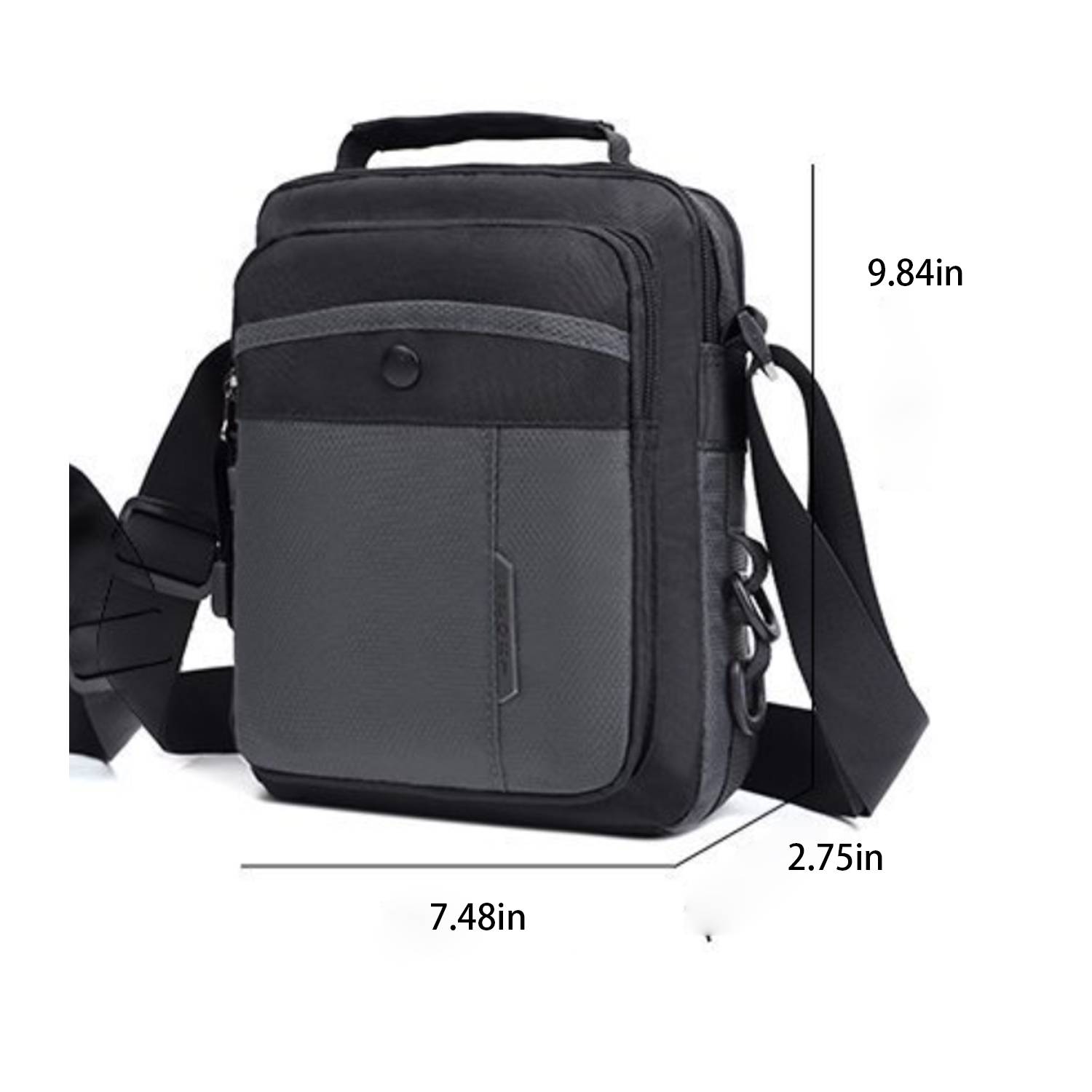 One Shoulder Casual Oxford Cloth Crossbody Bag 6