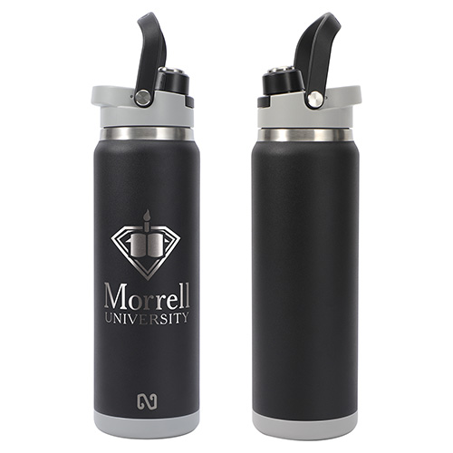 NAYAD® Crusade 28 oz Stainless Steel Double-Wall Vacuum Insulated Bottle with Hidden Cup 34