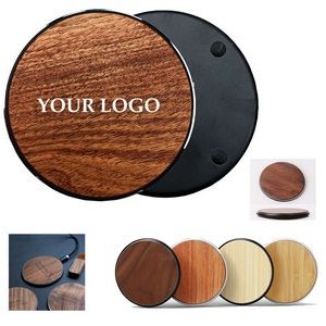 15W Bamboo Wireless Charger Pad 2