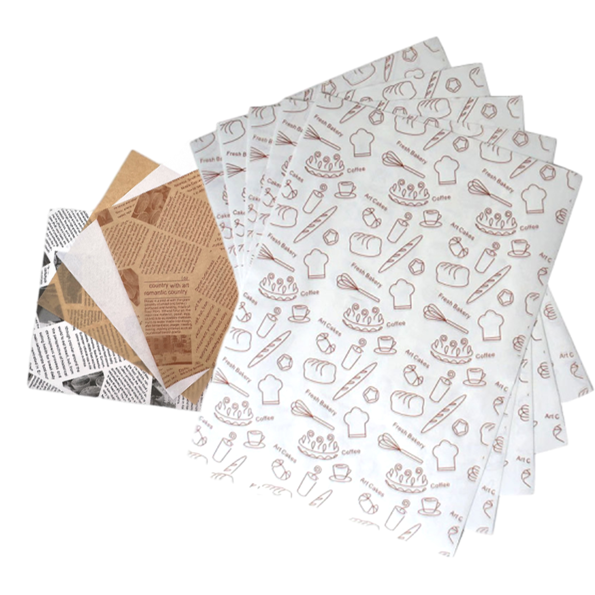 Oil Resistant Hamburger Wrapping Paper 1