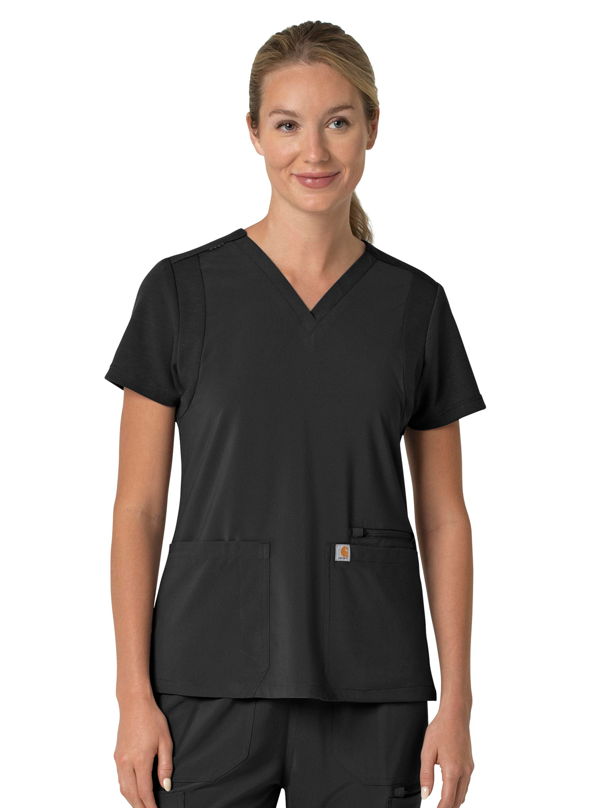 Force Cross-Flex Women's Three-Pocket Flex Panel V-Neck Top