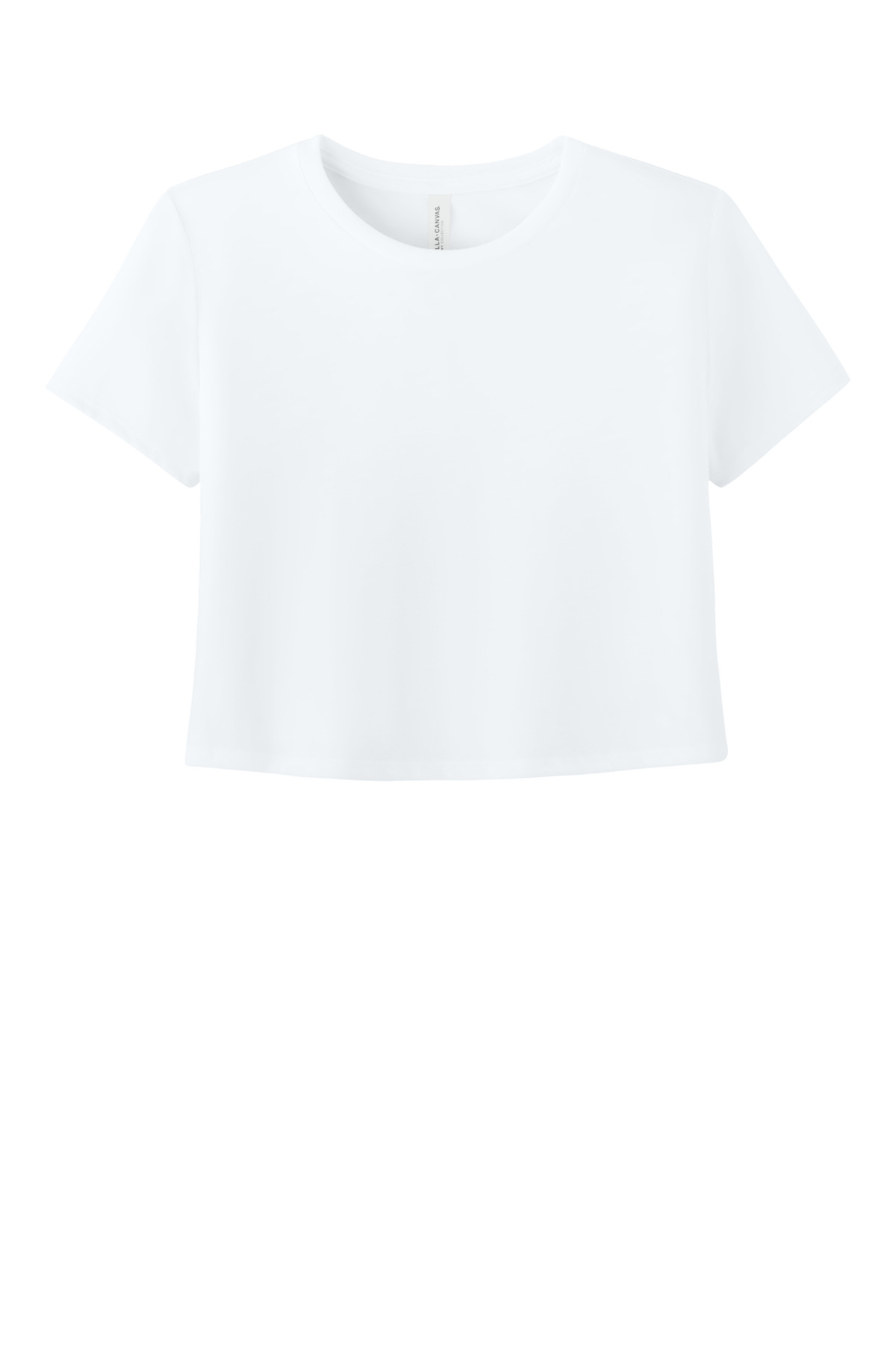 BELLA+CANVAS Women's Flowy Cropped Tee BC8882 1