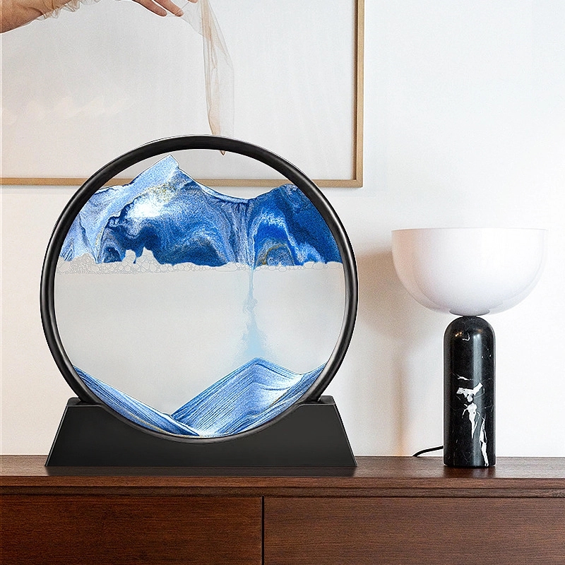 Creative Liquid Qauicksand Painting Art Hourglass 2