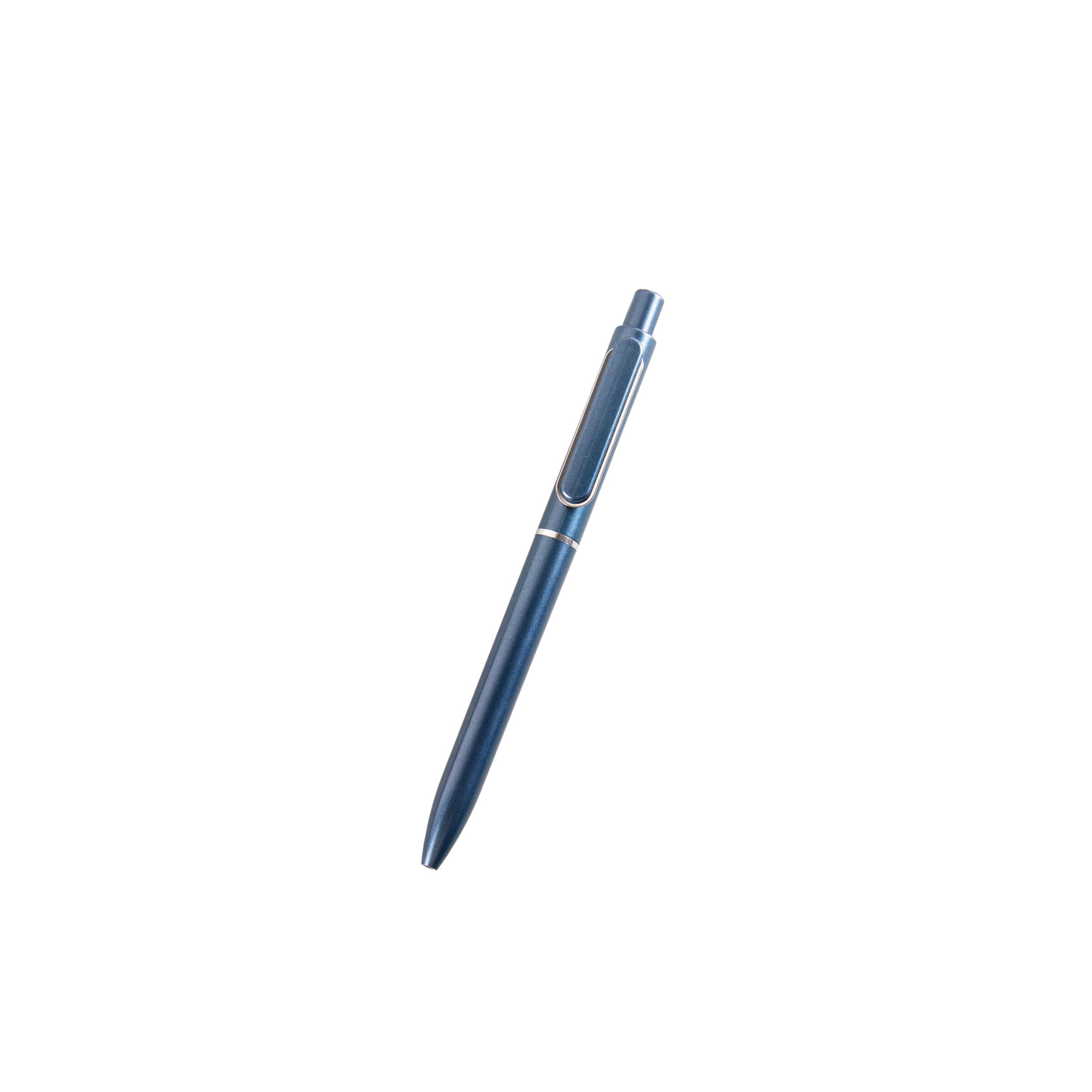 Metallic Barrel Click Pen With Contoured Grip 5