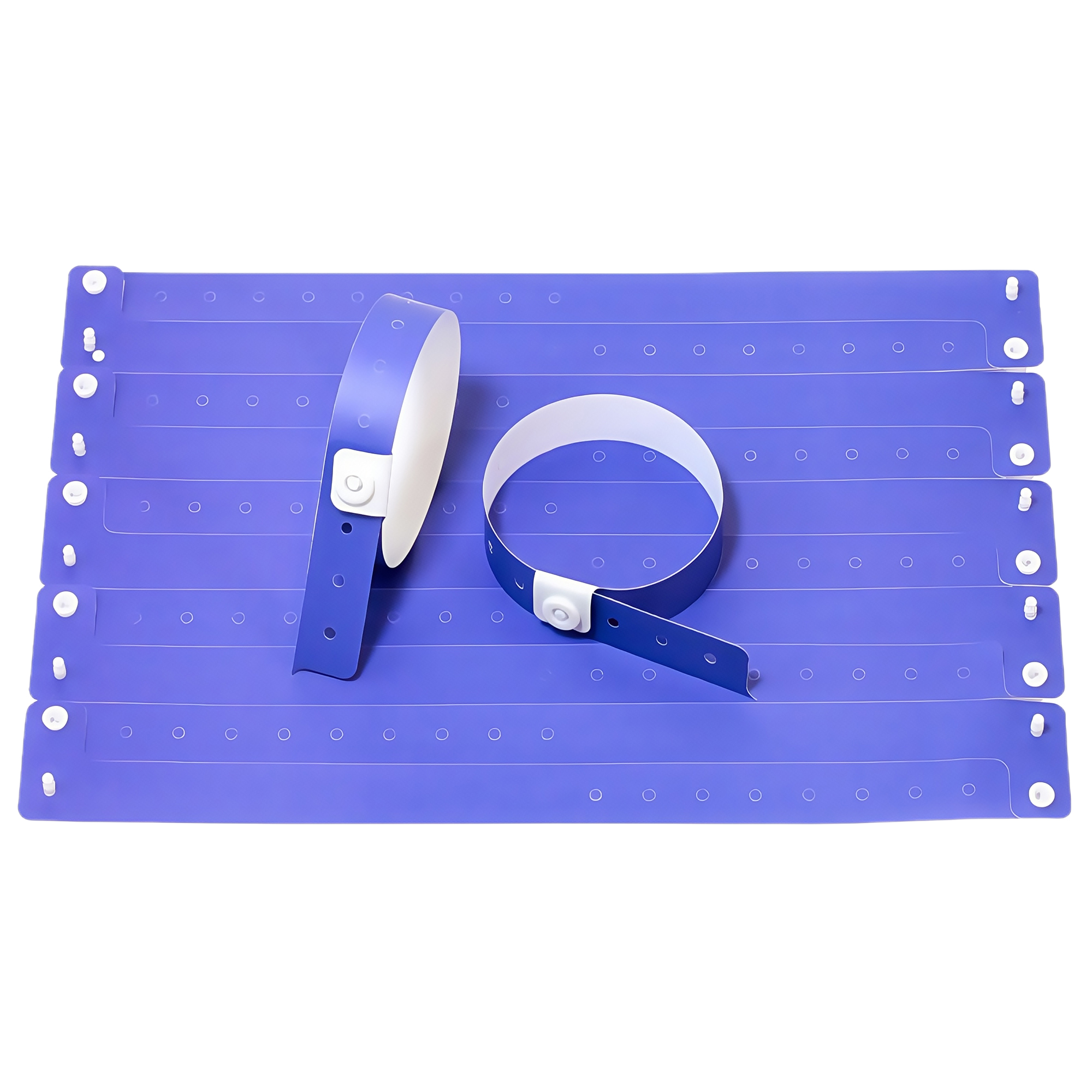 Disposable PVC Wristbands with Plastic Buckle for Kids Playground Waterproof Party Events ID 6