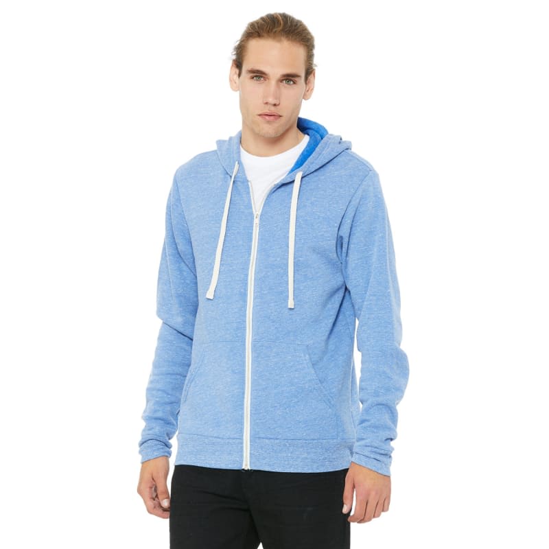 Bella Unisex Triblend Sponge Fleece Full-Zip Hoodie 2