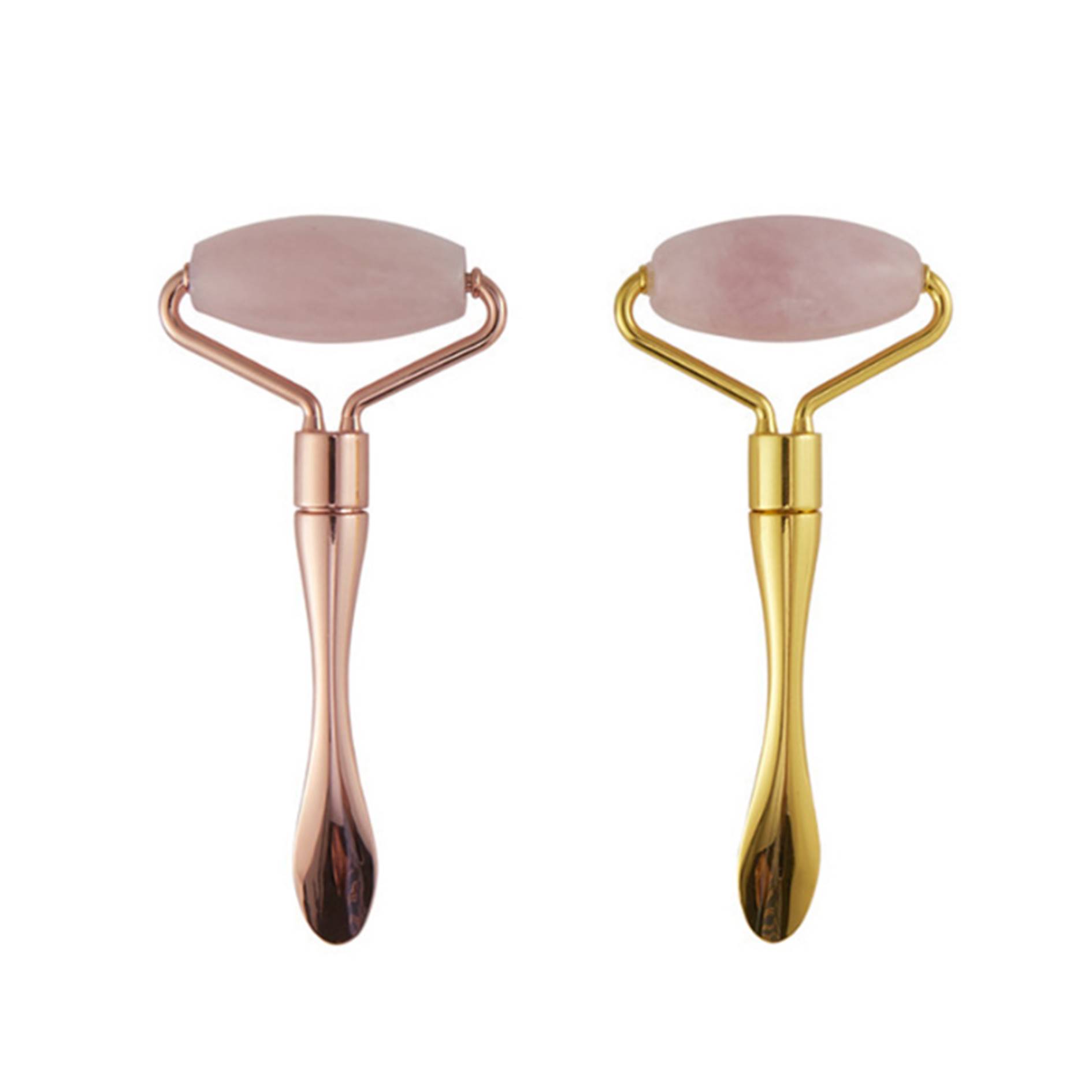 Rose Quartz Face Roller Massager 2