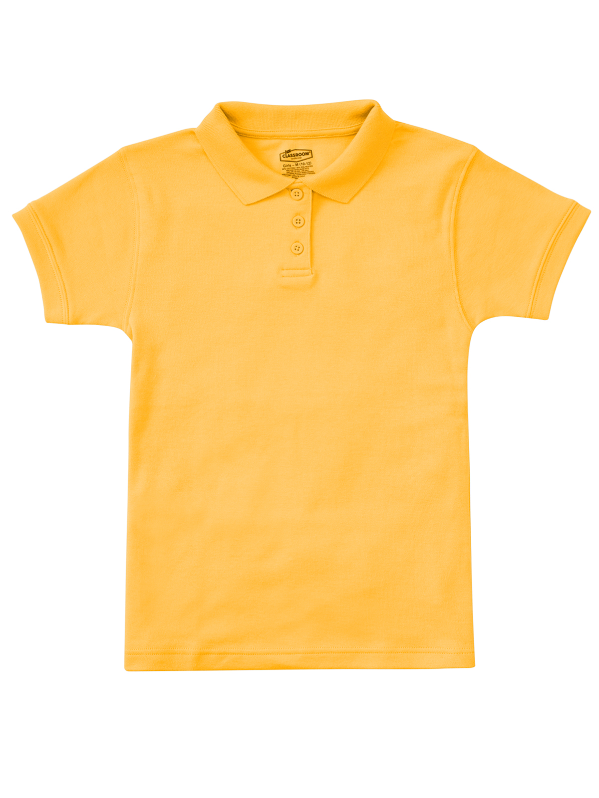 Classroom Uniforms - Girls' Short Sleeve Fitted Interlock Polo 5