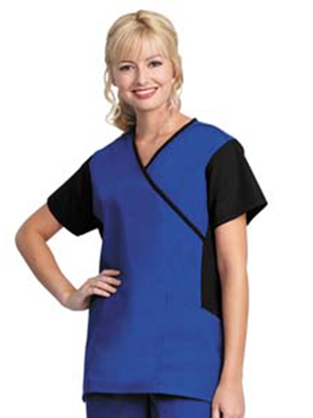 Fashion Seal - Environmental Services/Housekeeping - Women's Crossover Side Flex Tunic Top