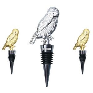 Charming Owl Wine Cork Bottle Stopper 3
