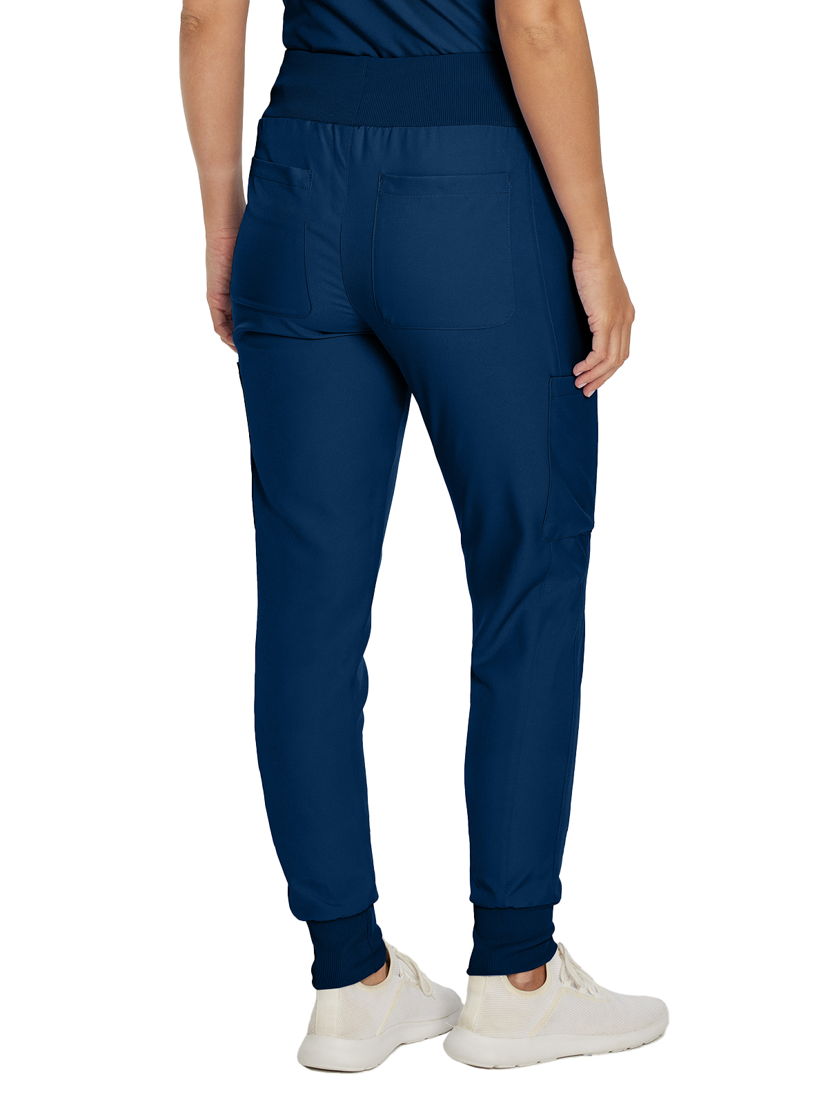 Landau - Forward - Women's Seven-Pocket Mid-Rise Rib-Knit Elastic Waist Jogger Pant 2