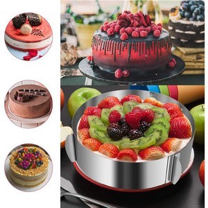 Adjustable Steel Mousse Cake Ring 5